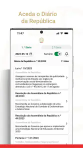 Diário da República screenshot