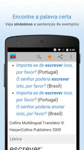 Dicionário Português screenshot
