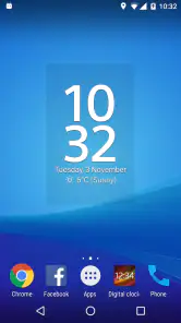 Digital Clock & Weather Widget screenshot