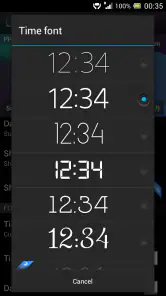 Digital Clock & Weather Widget screenshot