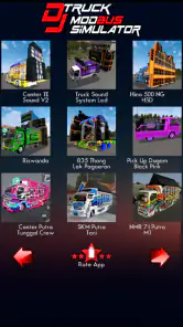 DJ Truck Mod Bus Simulator screenshot