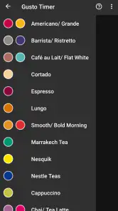 Dolce Gusto Touch Timer screenshot