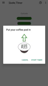 Dolce Gusto Touch Timer screenshot