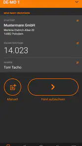 Driverslog Pro 2 - Fahrtenbuch screenshot
