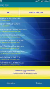 drug eye index screenshot