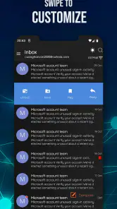 E-mail para Outlook e Hotmail screenshot