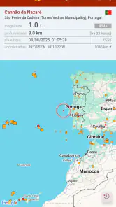 Earthquake screenshot