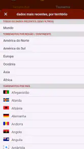 Earthquake screenshot