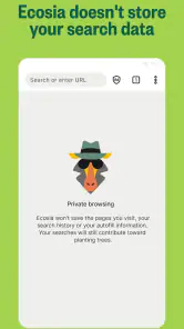 Ecosia: Browse to plant trees screenshot