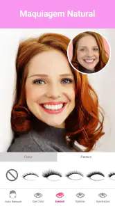 Editor de Maquiagem em Foto screenshot