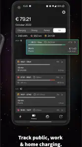 EEVEE - Track charging costs screenshot