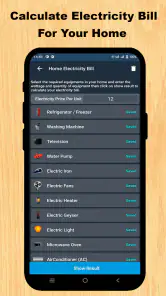 Electricity Calculator PRO screenshot