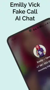 Emilly Vick Fake Call & Chat screenshot