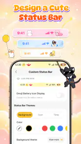 Emoji Battery: DIY Status Bar screenshot