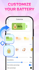 Emoji battery - Icon Battery screenshot