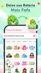 Emoji Battery: Status Bar Icon screenshot