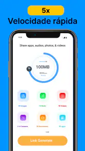 Enviar arquivos de dados screenshot