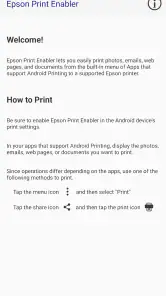 Epson Print Enabler screenshot