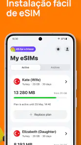 eSIM Mobile Data by YESIM screenshot