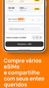 eSIM Mobile Data by YESIM screenshot