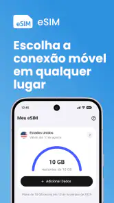 eSIM Viagens e Dados Móveis screenshot
