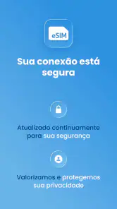 eSIM Viagens e Dados Móveis screenshot