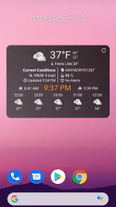 Estação meteorológica screenshot