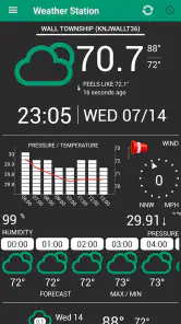 Estação meteorológica screenshot