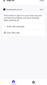 Expo Go screenshot