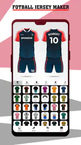 Fabricante de camisas futebol screenshot