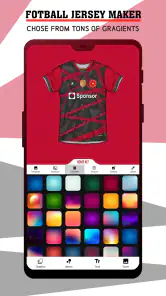 Fabricante de camisas futebol screenshot