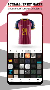 Fabricante de camisas futebol screenshot