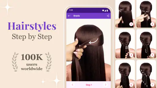 Fazer penteado passo a passo screenshot