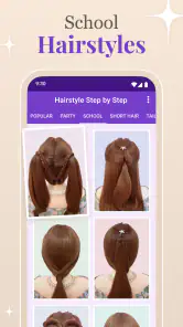 Fazer penteado passo a passo screenshot