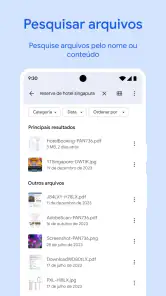 Files do Google screenshot
