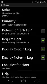 FillUp - Fuel Log screenshot