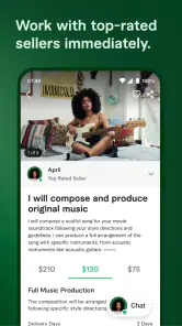 Fiverr - Serviços Freelance screenshot