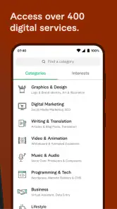 Fiverr - Serviços Freelance screenshot