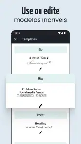 Fonte de Letras Diferentes screenshot