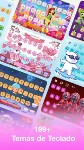 Fontes do teclado: temas screenshot