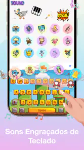 Fontes do teclado: temas screenshot