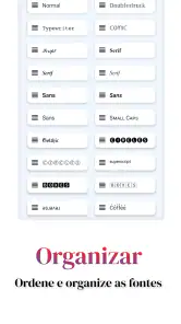 Fonts Aa - Teclado Fontes screenshot