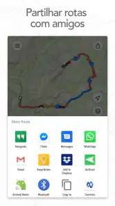 Footpath Medir Distâncias screenshot
