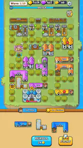 Fortress Merge: Puzzle Defense screenshot