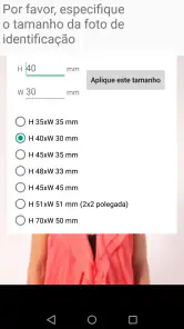 Foto para documentos screenshot
