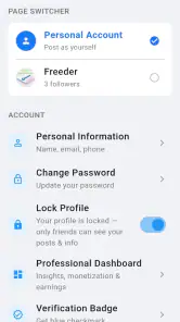 Freeder screenshot