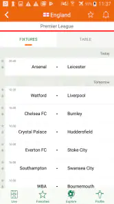 Futbol24 resultados de futebol screenshot