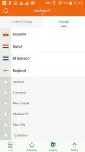 Futbol24 resultados de futebol screenshot