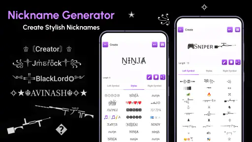 Gerador de apelidos: Nickname screenshot