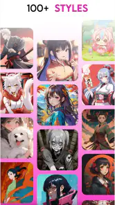 Gerador de arte de anime AI screenshot